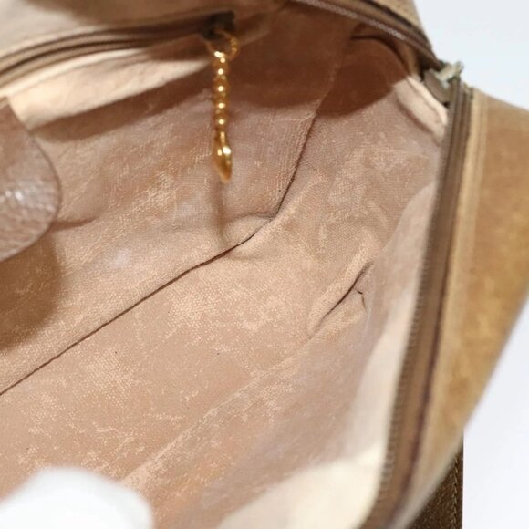 GUCCI Shoulder Bag Canvas Beige Gold 007 115 0162 Auth BA4154 - Picture 10 of 16